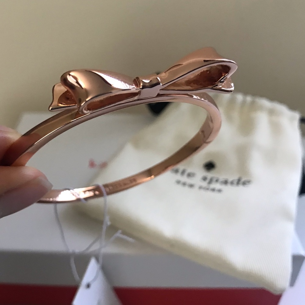 Kate Spade Rose Gold Bow Bracelet